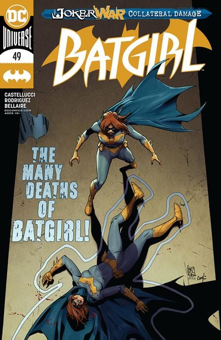 DC COMICS comic book BATGIRL #49 CVR A GIUSEPPE CAMUNCOLI (JOKER WAR)