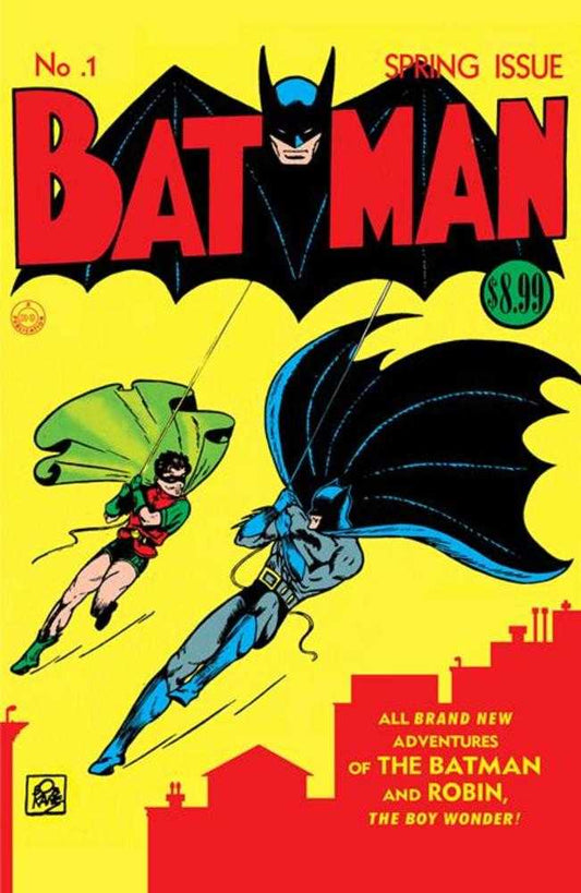 DC Comics COMIC BOOK Batman #1 Facsimile Edition Cover B Bob Kane & Jerry Robinson Foil Variant