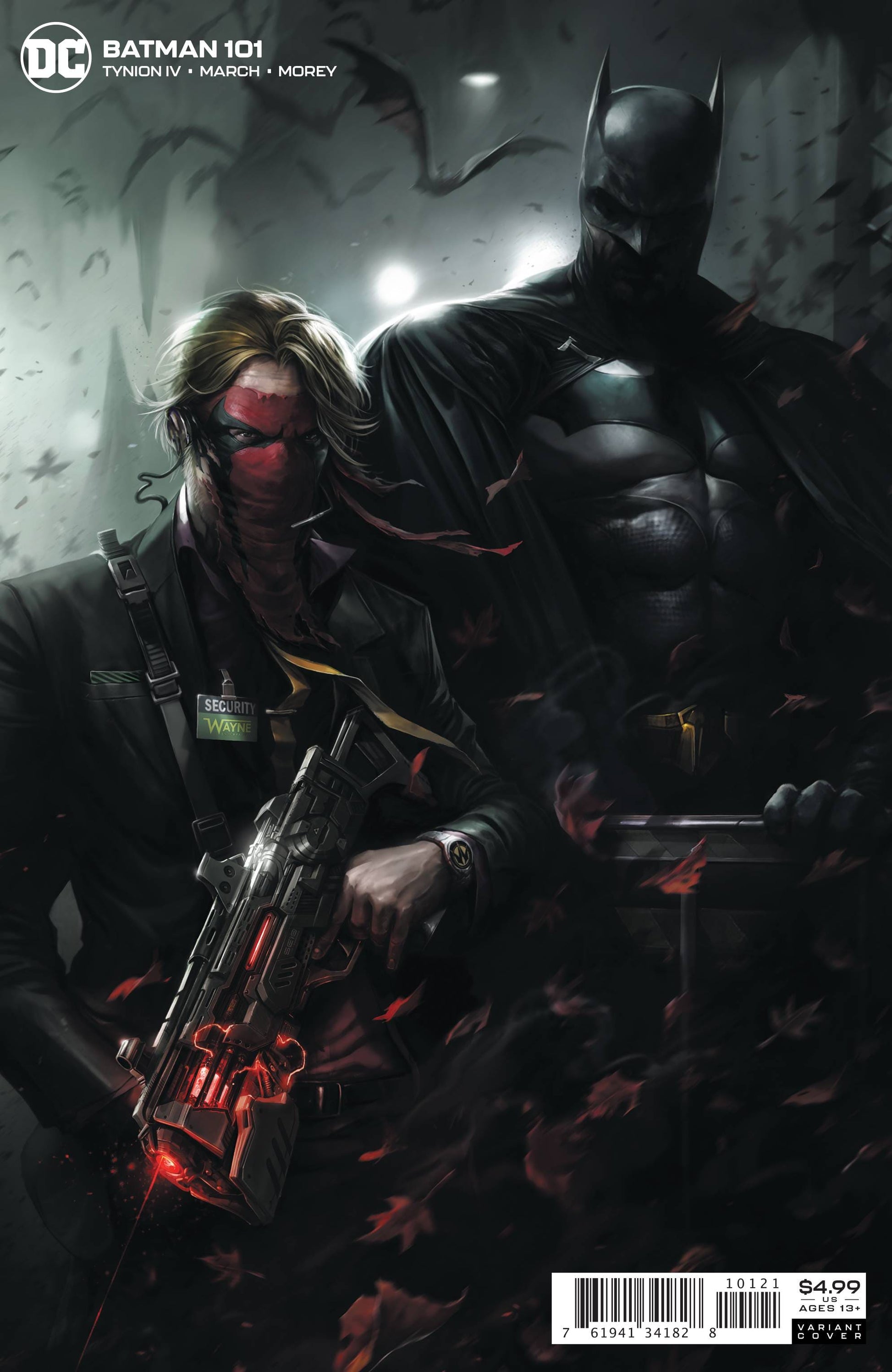 DC COMICS COMIC BOOK BATMAN #101 CARD STOCK F MATTINA VAR ED JOKER WAR