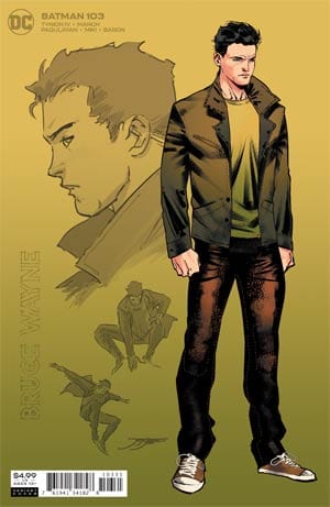 DC COMICS comic book BATMAN #103 1: 25 CARD STOCK JIMENEZ  VAR ED