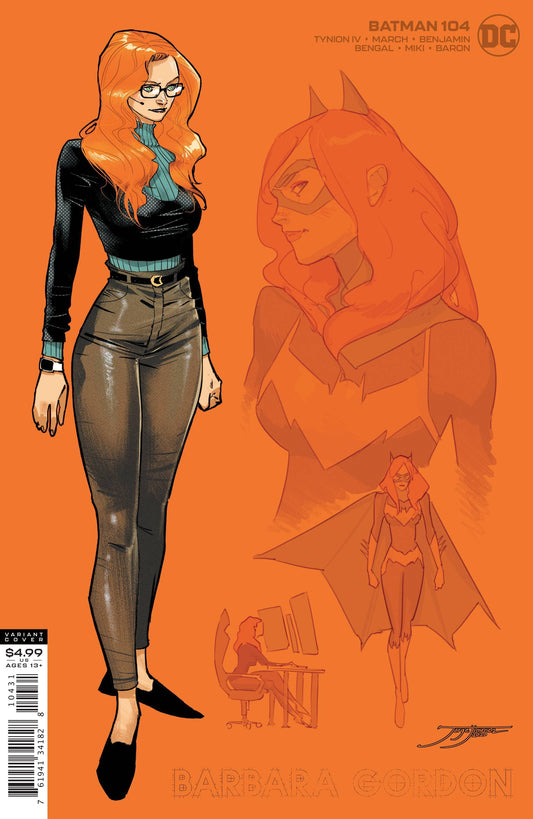 DC COMICS COMIC BOOK BATMAN #104 1:25 CARD STOCK VAR ED