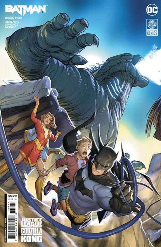 DC Comics COMIC BOOK Batman #138 Cover G Pete Woods Connecting Justice League vs Godzilla vs Kong Card Stock Variant (Batman Catwoman The Gotham War)