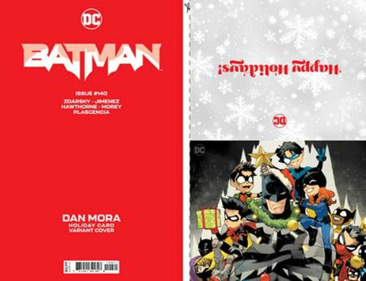 DC Comics COMIC BOOK Batman #140 Cover D Dan Mora DC Holiday Card Special Edition Variant