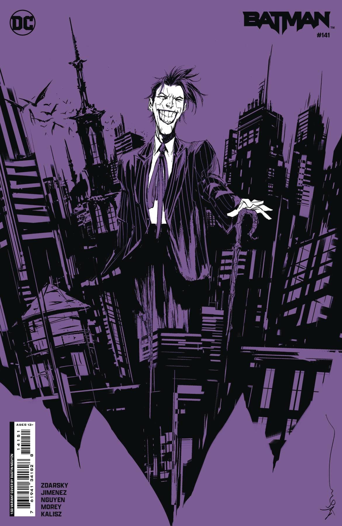 DC COMICS COMIC BOOK BATMAN #141 CVR E INC 1:50 DUSTIN NGUYEN CSV