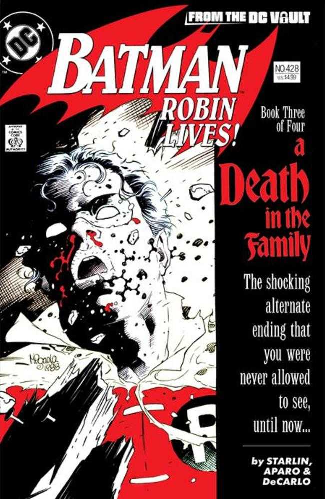 DC Comics COMIC BOOK Batman #428 Robin Lives (One Shot) 2nd Print Cover A Mike Mignola
