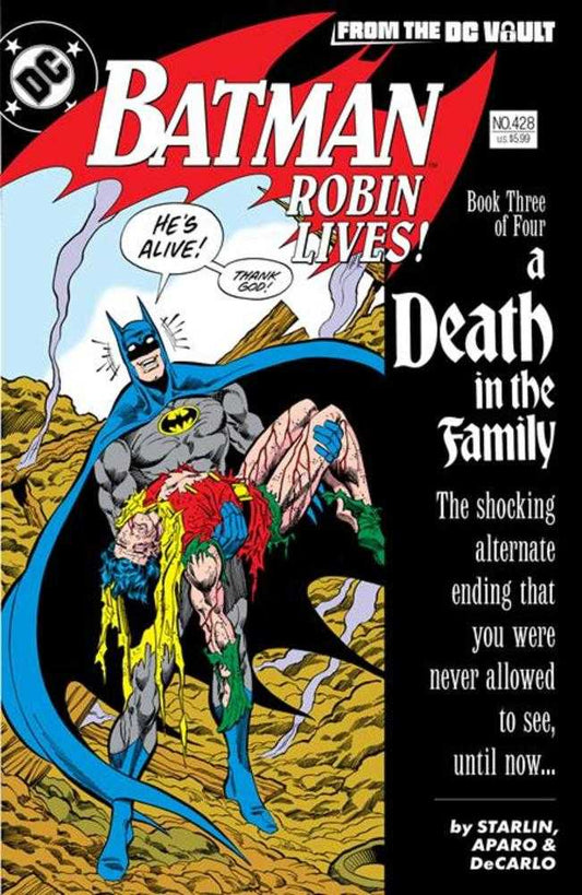 DC Comics COMIC BOOK Batman #428 Robin Lives (One Shot) 2nd Print Cover B Jim Aparo Card Stock Variant