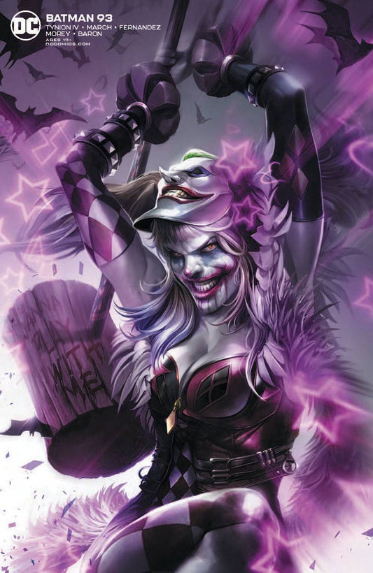DC COMICS COMIC BOOK BATMAN #93 CARD STOCK FRANCESCO MATTINA VAR ED