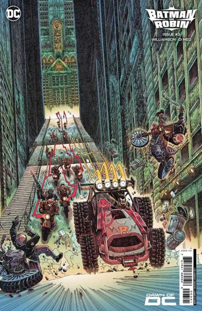 DC Comics COMIC BOOK Batman And Robin #3 Cover E 1 in 25 James Stokoe Card Stock Variant
