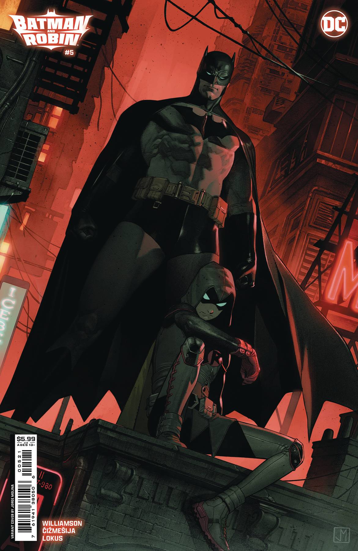 DC COMICS COMIC BOOK BATMAN AND ROBIN #5 CVR B JORGE MOLINA CSV