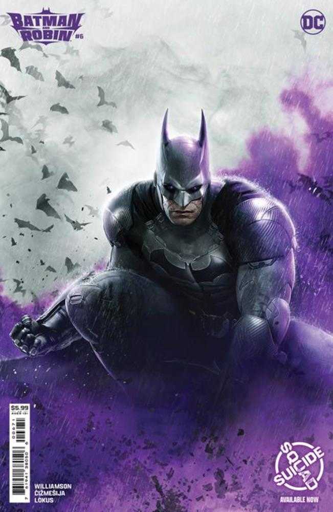 DC Comics COMIC BOOK Batman And Robin #6 Cover E Suicide Squad Kill Arkham Asylum Game Key Art Card Stock Variant