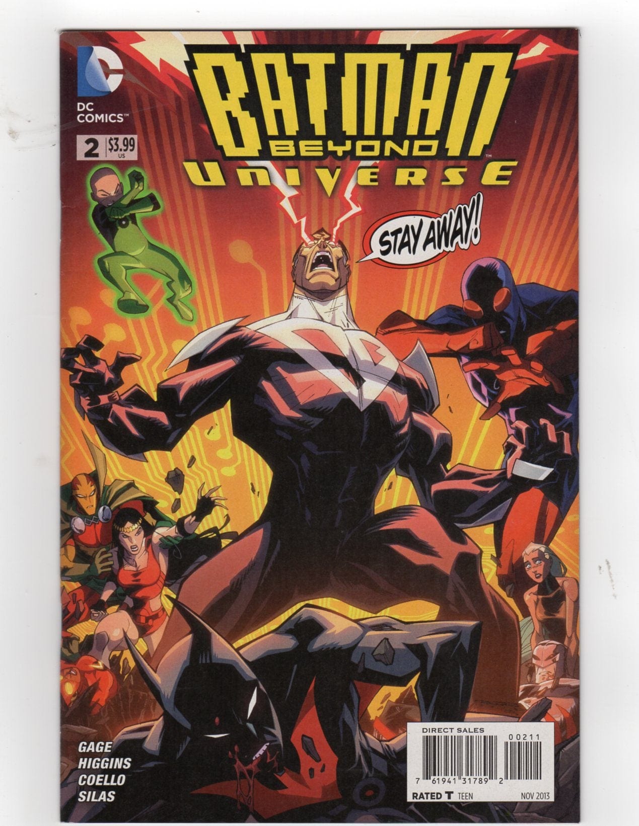 DC COMICS COMIC BOOK BATMAN BEYOND UNIVERSE #2