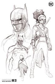 DC COMICS COMIC BOOK BATMAN BLACK AND WHITE #3 (OF 6) Second Printing