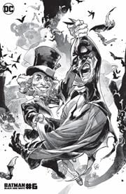 DC COMICS COMIC BOOK BATMAN BLACK AND WHITE #6 (OF 6) CVR C YASMINE PUTRI MAD HATTER VAR