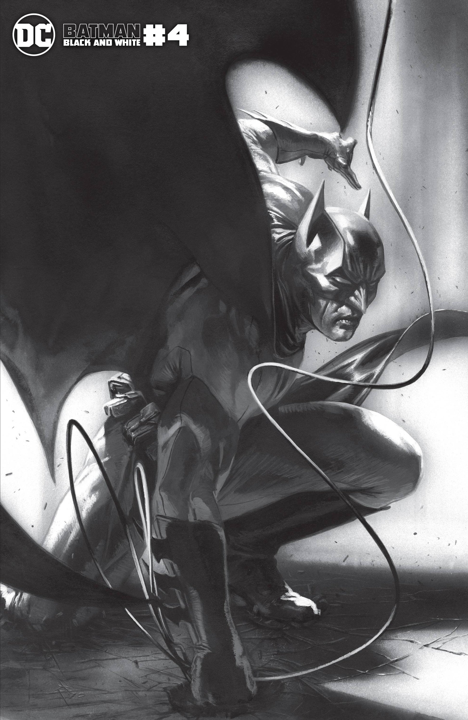 DC COMICS COMIC BOOK BATMAN BLACK & WHITE #4 (OF 6) CVR B DELL OTTO VAR