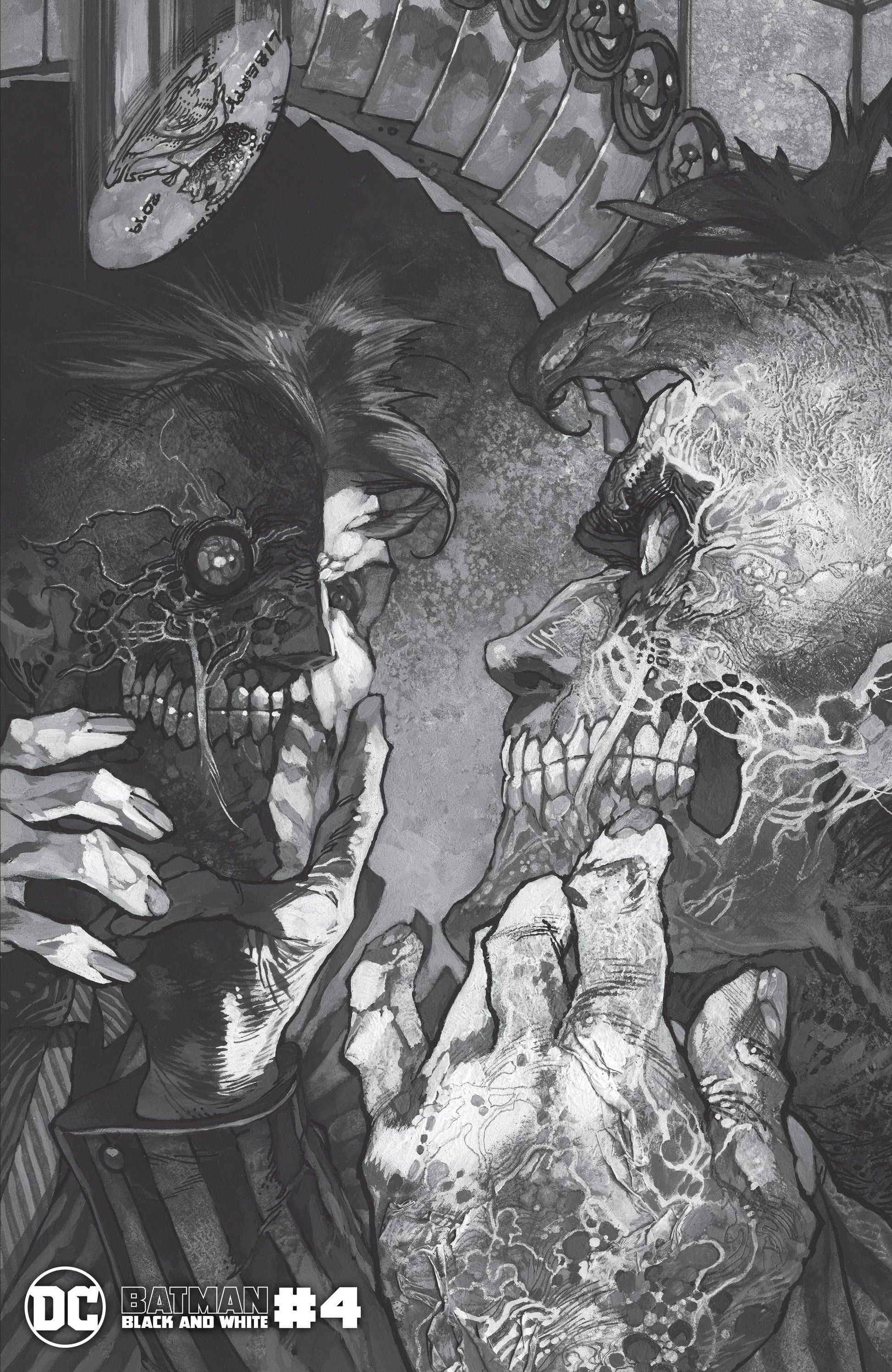 DC COMICS COMIC BOOK BATMAN BLACK & WHITE #4 (OF 6) CVR C BIANCHI TWO-FACE VAR