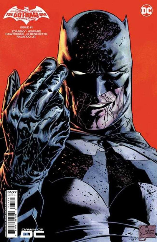 DC Comics COMIC BOOK Batman Catwoman The Gotham War Battle Lines #1 (One Shot) Cover B Joe Quesada Card Stock Variant