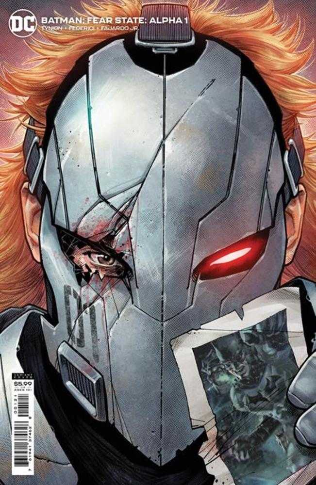 DC Comics COMIC BOOK Batman Fear State Alpha #1 (One Shot) Cover B Dylan Teague Card Stock Variant