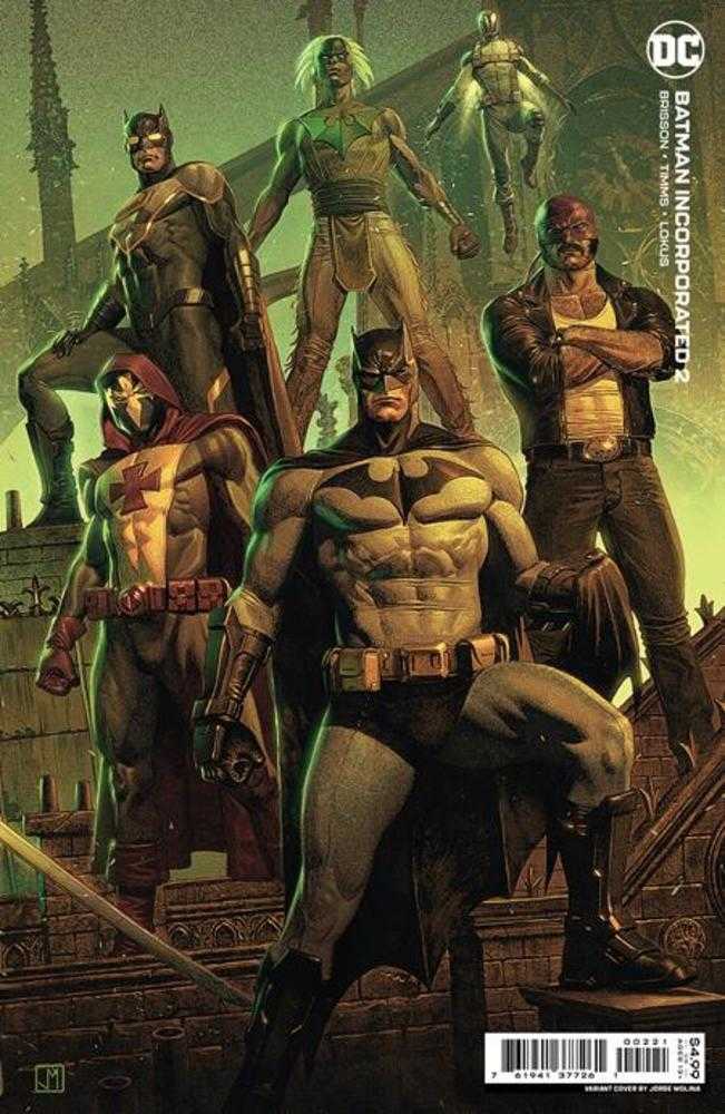 DC Comics COMIC BOOK Batman Incorporated #2 Cover B Jorge Molina Card Stock Variant