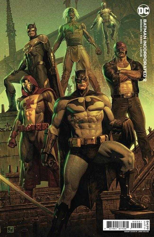 DC Comics COMIC BOOK Batman Incorporated #2 Cover B Jorge Molina Card Stock Variant