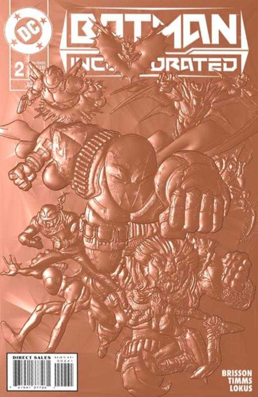 DC Comics COMIC BOOK Batman Incorporated #2 Cover C Chris Burnham 90s Cover Month Foil Multi-Level Embossed Card Stock Variant  Allocations May Occur
