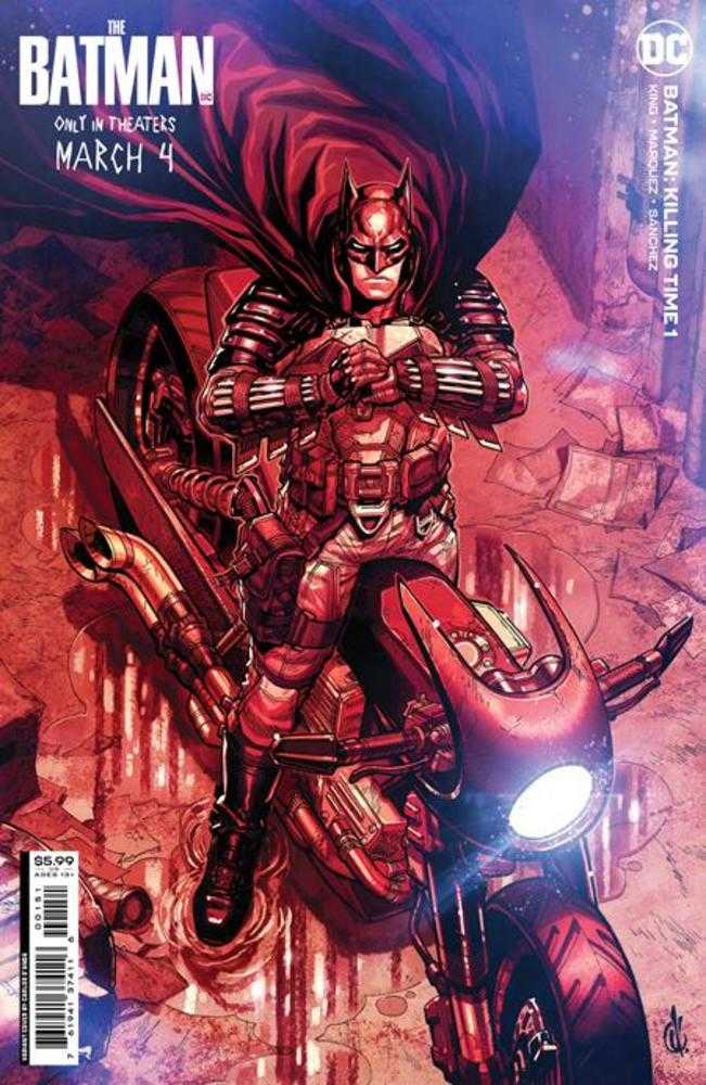 DC Comics COMIC BOOK Batman Killing Time #1 (Of 6) Cover C Carlos Danda The Batman Card Stock Variant