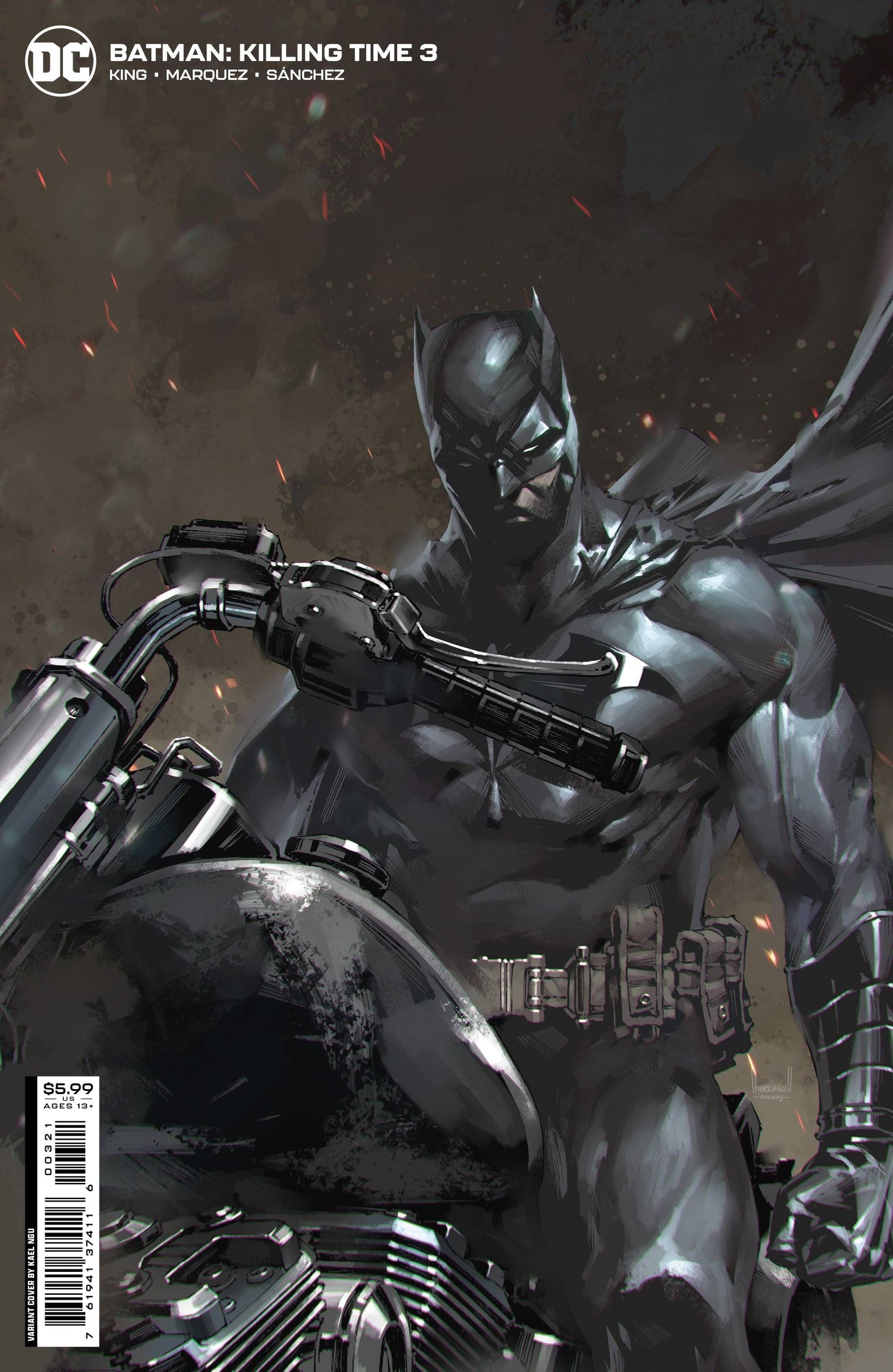 DC COMICS COMIC BOOK BATMAN KILLING TIME #3 CVR B NGU CARDSTOCK (MR)