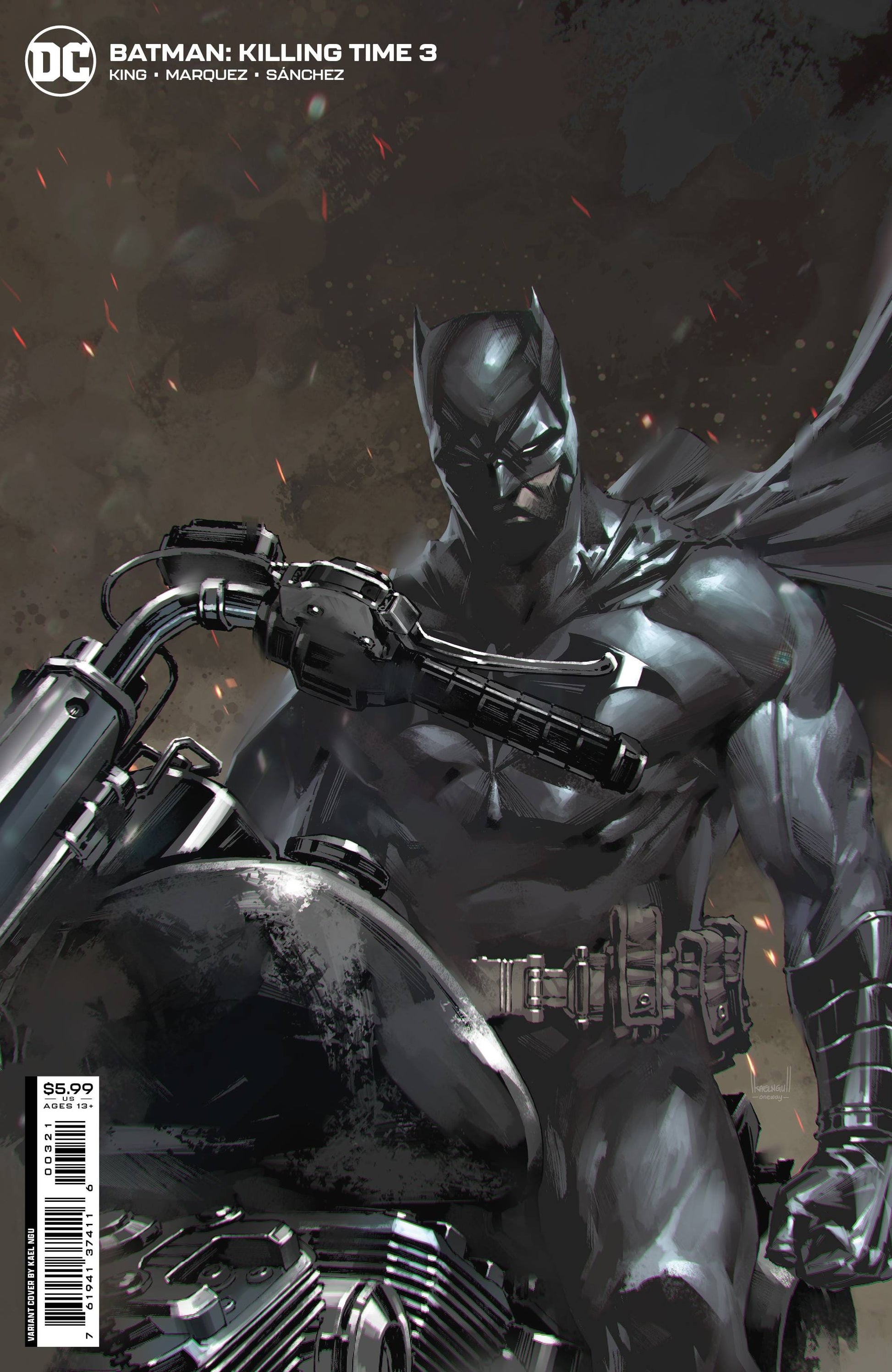 DC COMICS COMIC BOOK BATMAN KILLING TIME #3 CVR B NGU CARDSTOCK (MR)