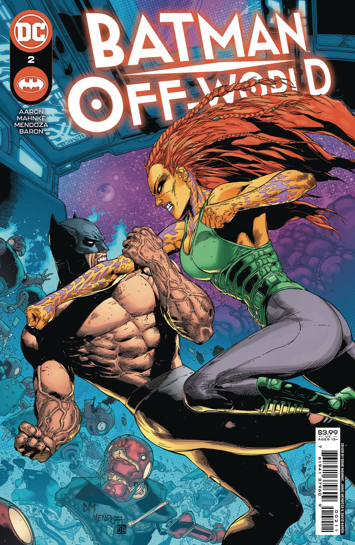 DC COMICS COMIC BOOK BATMAN OFF-WORLD #2 (OF 6) CVR A MAHNKE MENDOZA