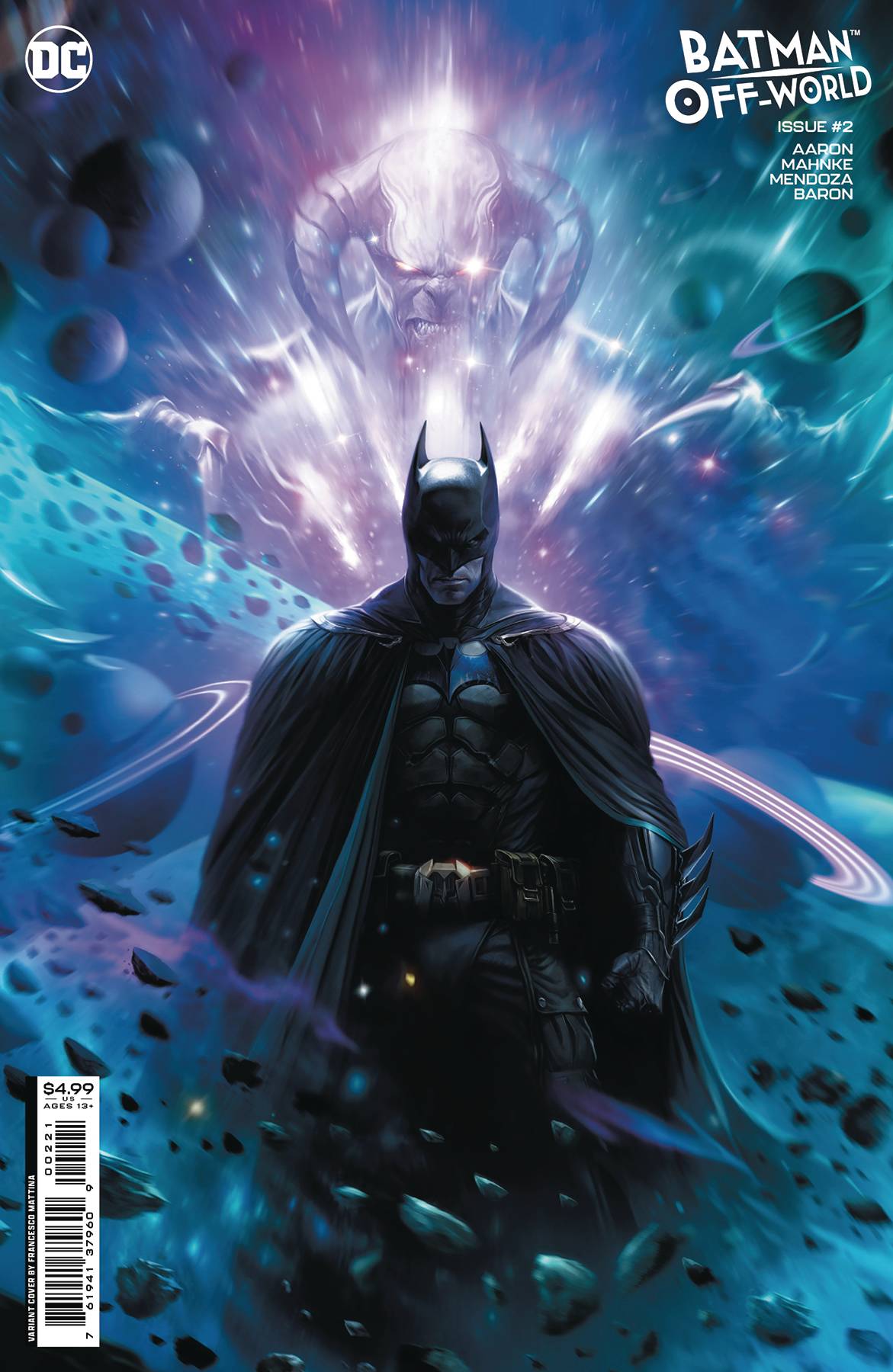 DC COMICS COMIC BOOK BATMAN OFF-WORLD #2 (OF 6) CVR B FRANCESCO MATTINA CSV