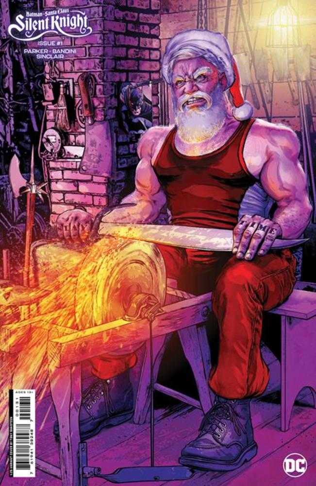DC Comics COMIC BOOK Batman Santa Claus Silent Knight #1 (Of 4) Cover E 1 in 25 Tony Shasteen Card Stock Variant