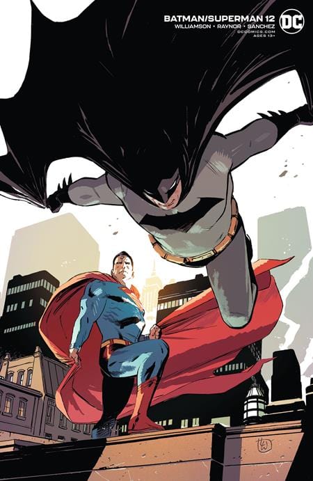 DC COMICS comic book BATMAN SUPERMAN #12 CVR B LEE WEEKS VAR