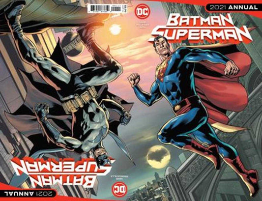 DC Comics COMIC BOOK Batman Superman 2021 Annual #1 Cover A Bryan Hitch Connected Flip