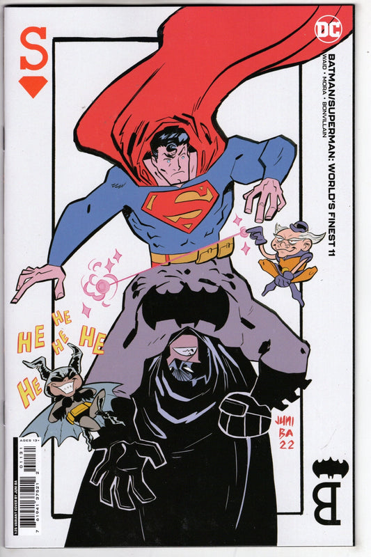 DC Comics COMIC BOOK Batman Superman Worlds Finest #11 Cover E 1 in 25 Juni Ba Card Stock Variant