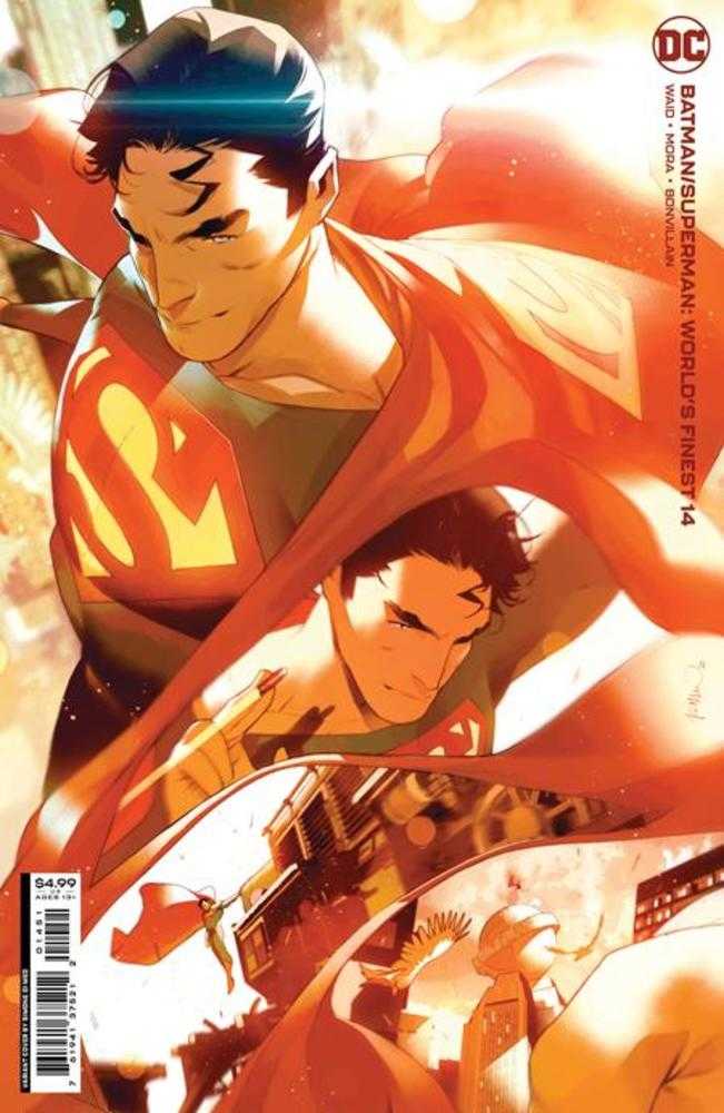 DC Comics COMIC BOOK Batman Superman Worlds Finest #14 Cover C Simone Di Meo Superman Card Stock Variant