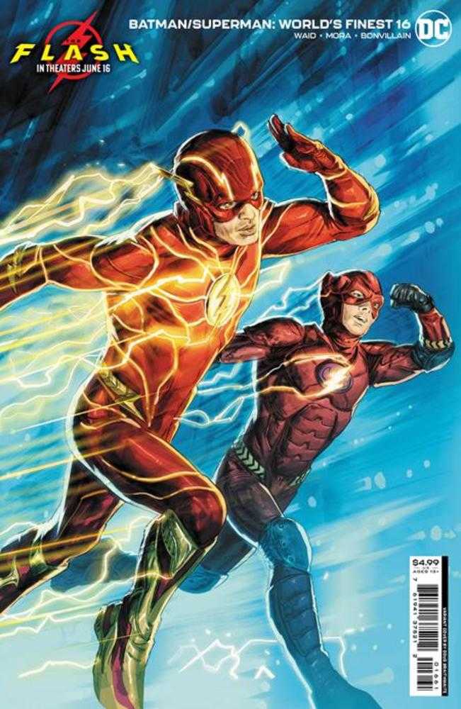DC Comics COMIC BOOK Batman Superman Worlds Finest #16 Cover C Doug Braithwaite The Flash Movie Card Stock Variant