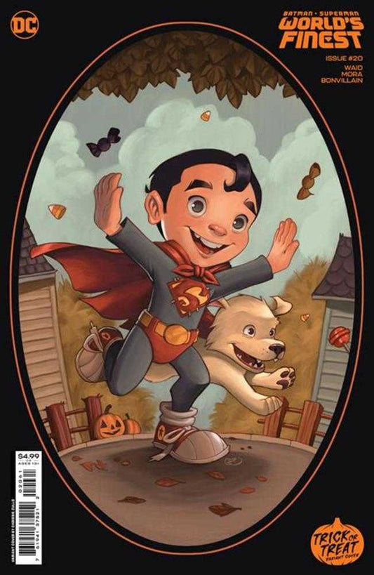 DC Comics COMIC BOOK Batman Superman Worlds Finest #20 Cover F Chrissie Zullo Trick Or Treat Card Stock Variant