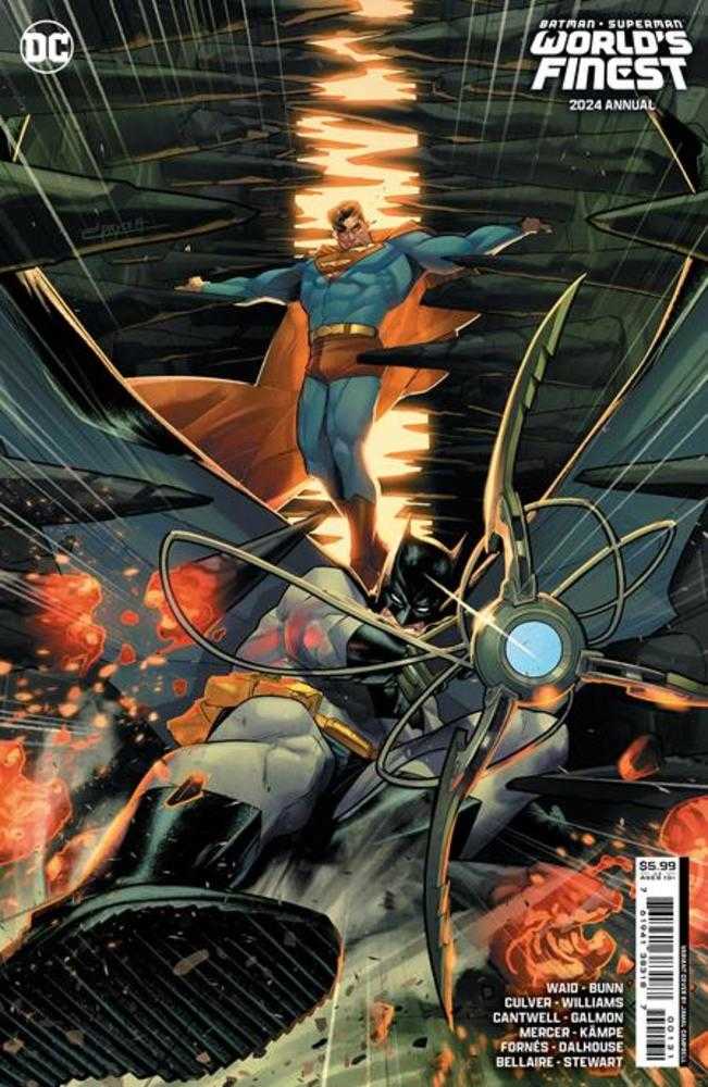 DC Comics COMIC BOOK Batman Superman Worlds Finest 2024 Annual #1 (One Shot) Cover C Jamal Campbell Card Stock Variant