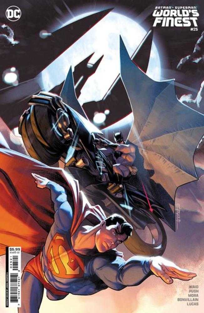 DC Comics COMIC BOOK Batman Superman Worlds Finest #25 Cover B Jamal Campbell Card Stock Variant