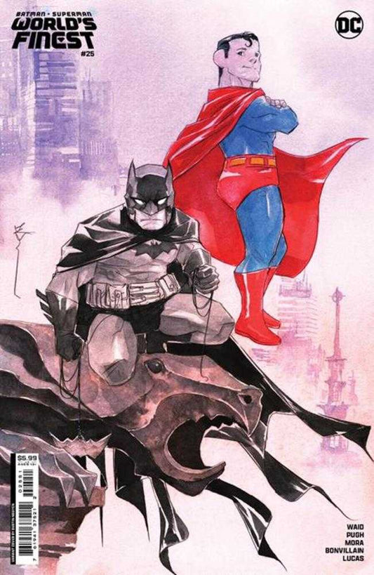 DC Comics COMIC BOOK Batman Superman Worlds Finest #25 Cover C Dustin Nguyen Card Stock Variant