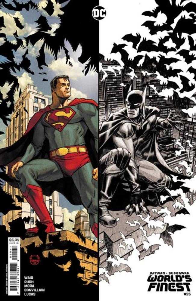 DC Comics COMIC BOOK Batman Superman Worlds Finest #25 Cover D Dave Johnson Card Stock Variant