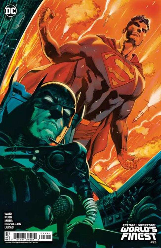 DC Comics COMIC BOOK Batman Superman Worlds Finest #25 Cover F Alvaro Martinez Bueno Card Stock Variant