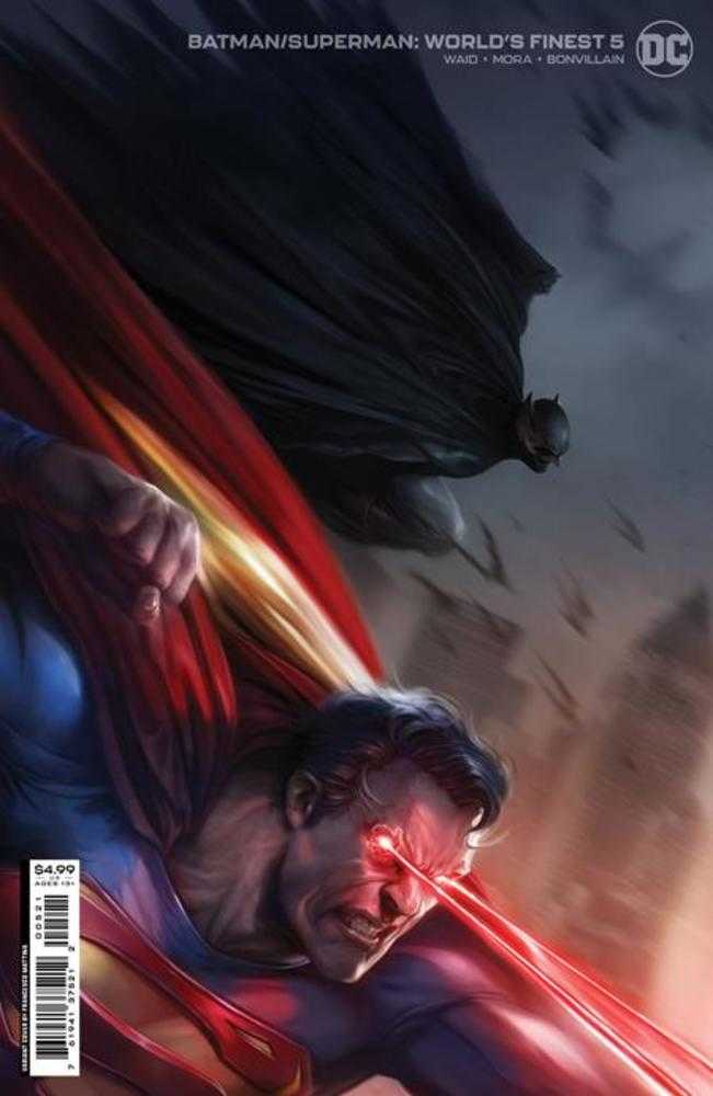 DC Comics COMIC BOOK Batman Superman Worlds Finest #5 Cover B Francesco Mattina Card Stock Variant