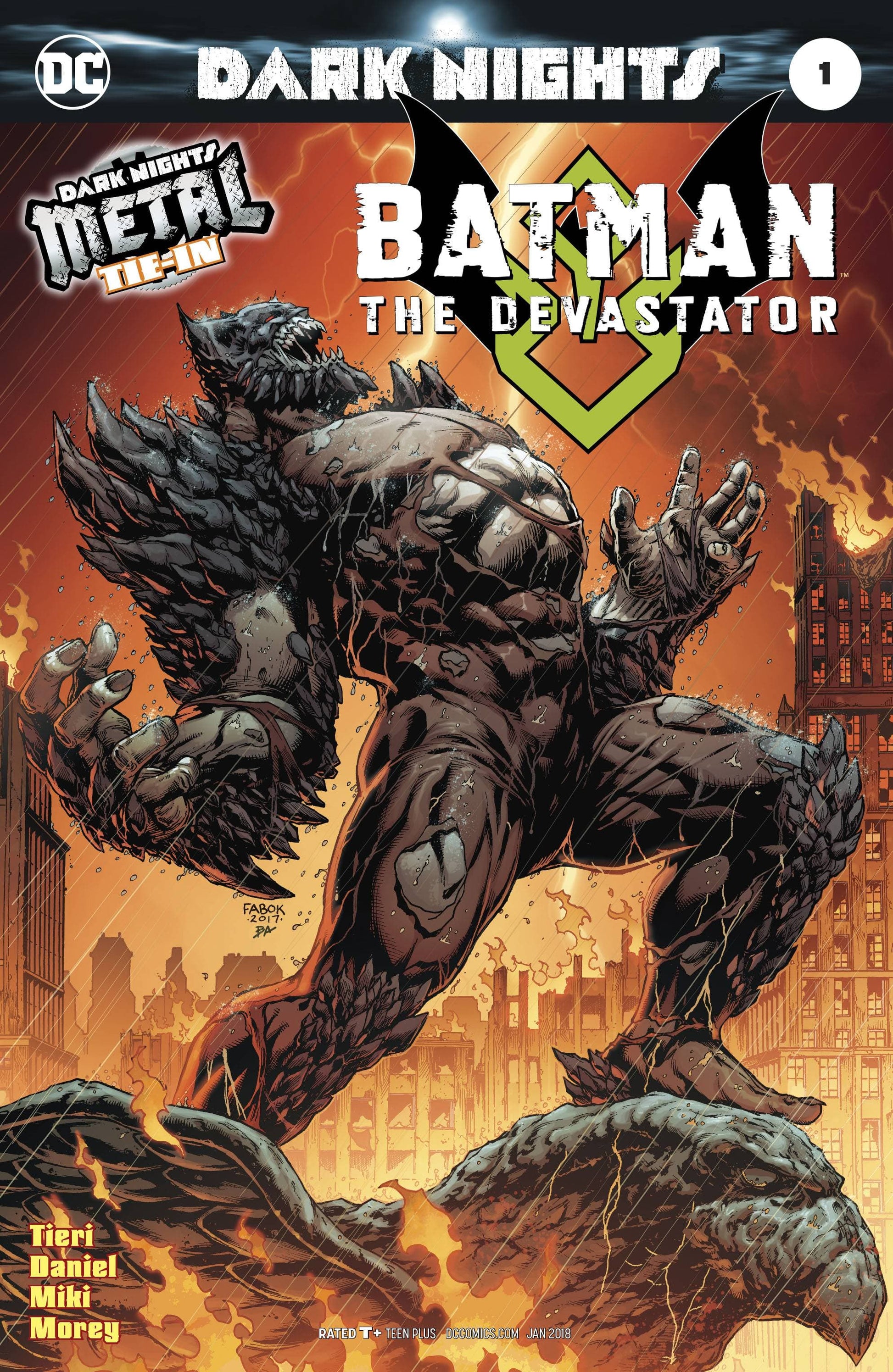 DC COMICS COMIC BOOK BATMAN THE DEVASTATOR #1 (METAL)