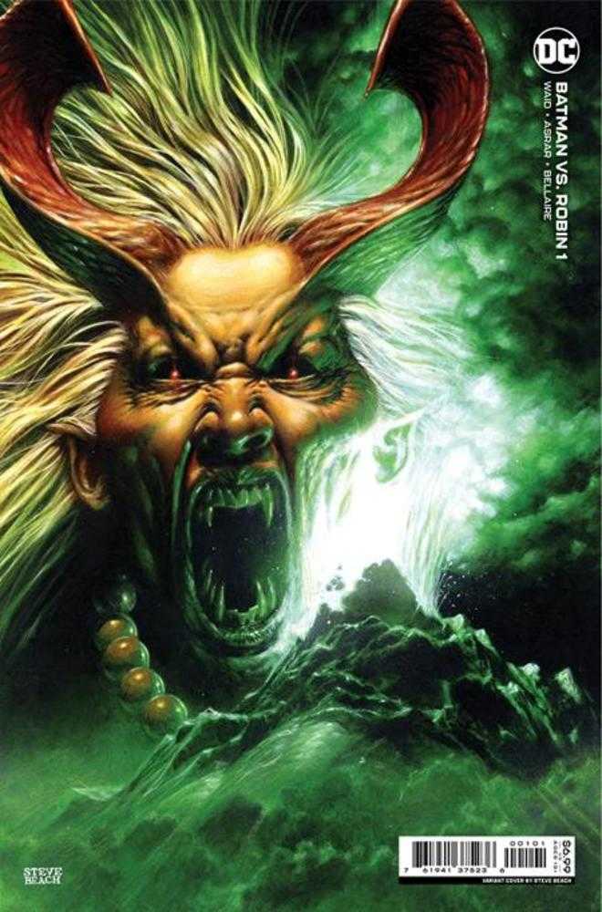 DC Comics COMIC BOOK Batman vs Robin #1 (Of 5) Cover E Steve Beach Card Stock Variant