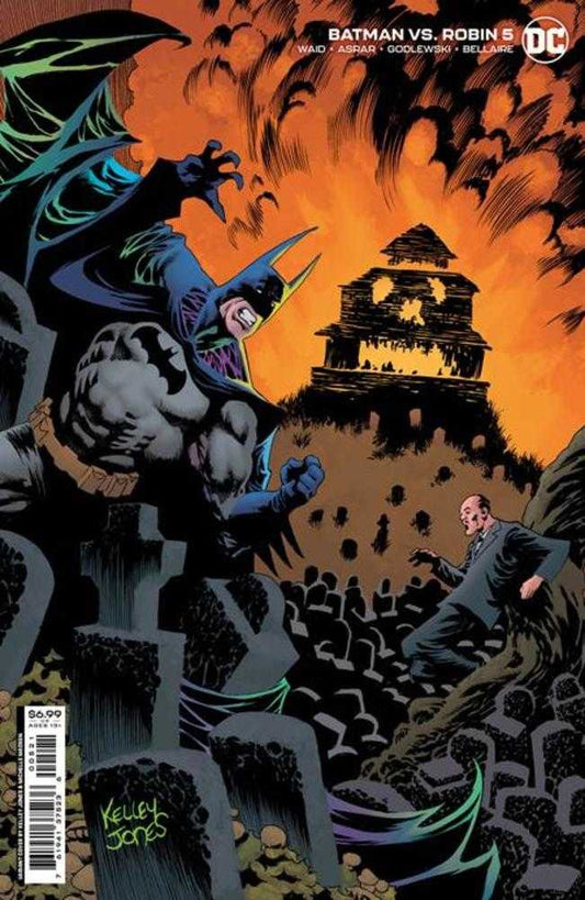 DC Comics COMIC BOOK Batman vs Robin #5 (Of 5) Cover B Kelley Jones Card Stock Variant (Lazarus Planet)