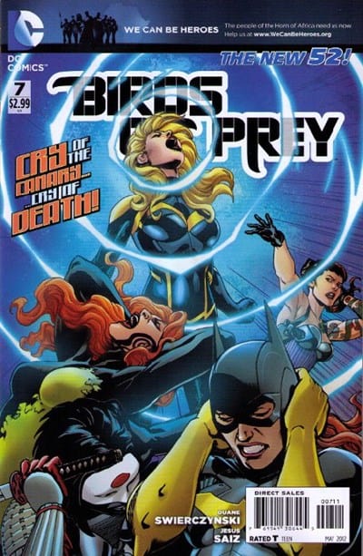 DC COMICS COMIC BOOK BIRDS OF PREY #7