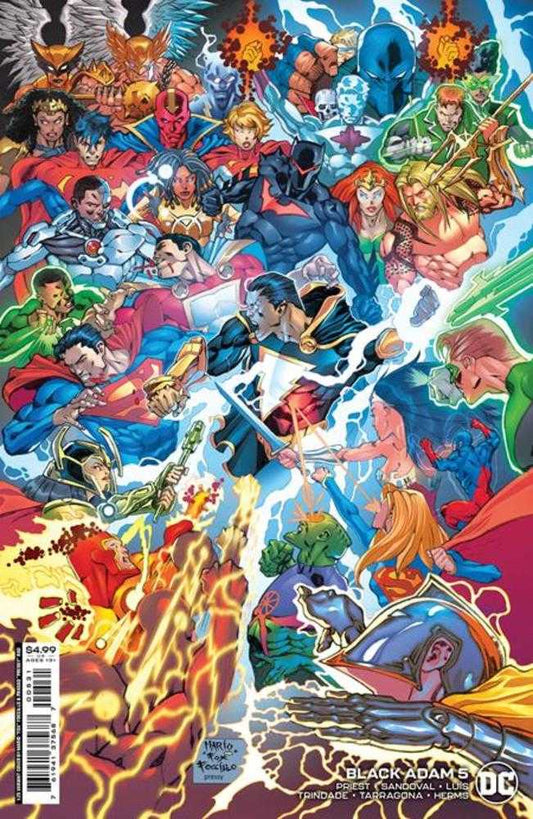 DC Comics COMIC BOOK Black Adam #5 Cover E 1 in 25 Mario Fox Foccillo Card Stock Variant
