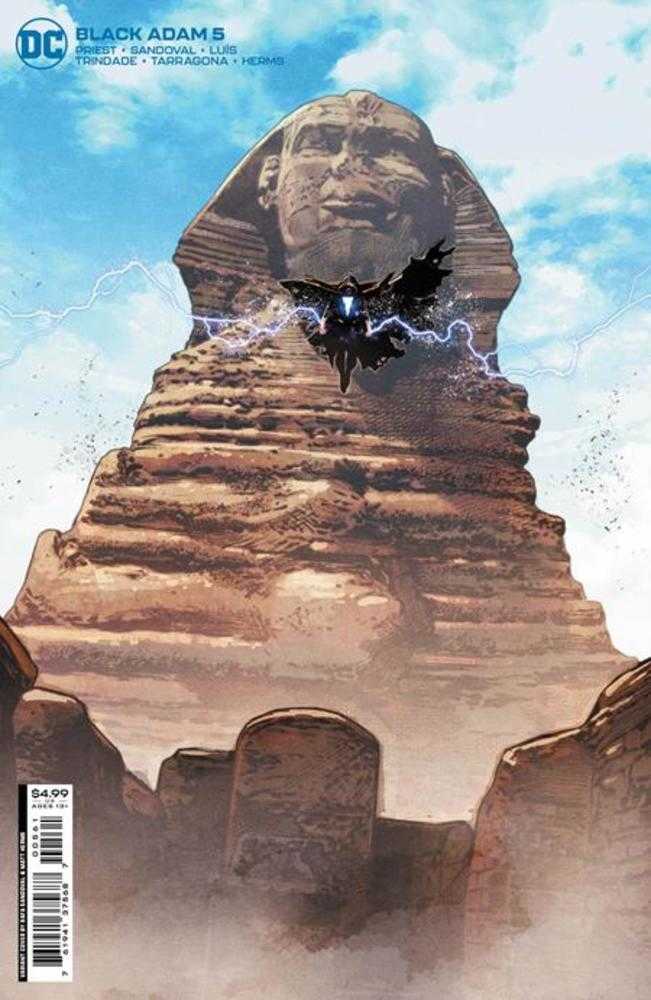 DC Comics COMIC BOOK Black Adam #5 Cover F Rafa Sandoval Sphinx Card Stock Variant