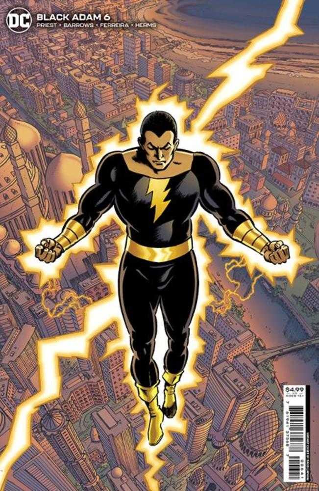 DC Comics COMIC BOOK Black Adam #6 Cover C David Lapham Card Stock Variant