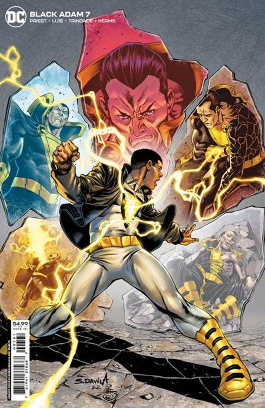 DC Comics COMIC BOOK Black Adam #7 (Of 12) Cover B Sergio Davila Card Stock Variant